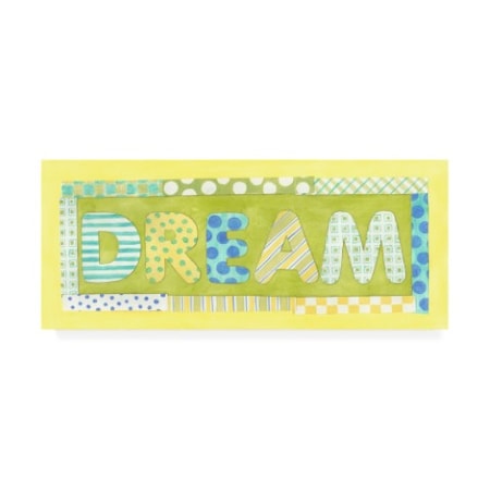 Megan Meagher 'Dream Phrase' Canvas Art,14x32